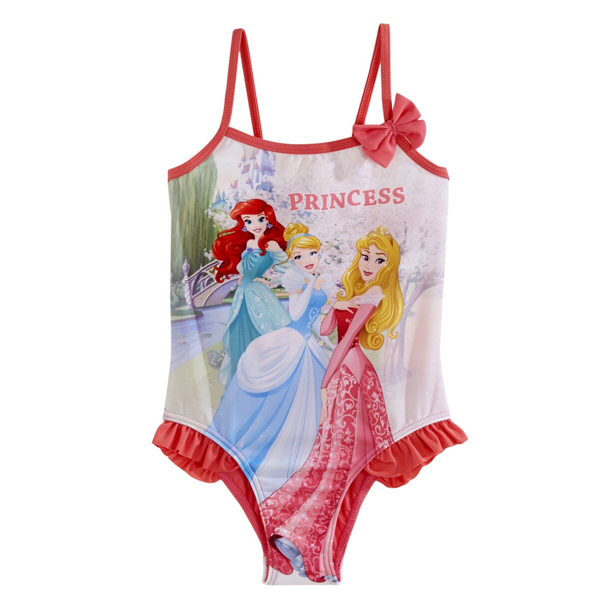 PRINCESS DISNEY Maillot de bain 1 pi ce fille pas cher Auchan.fr