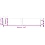 Voir la diapositive 6 : VIDAXL Auvent lateral retractable Bleu 160x1000 cm