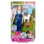 Voir la diapositive 1 : BARBIE Jeu de rôle Barbie Vétérinaire de Campagne avec accessoires