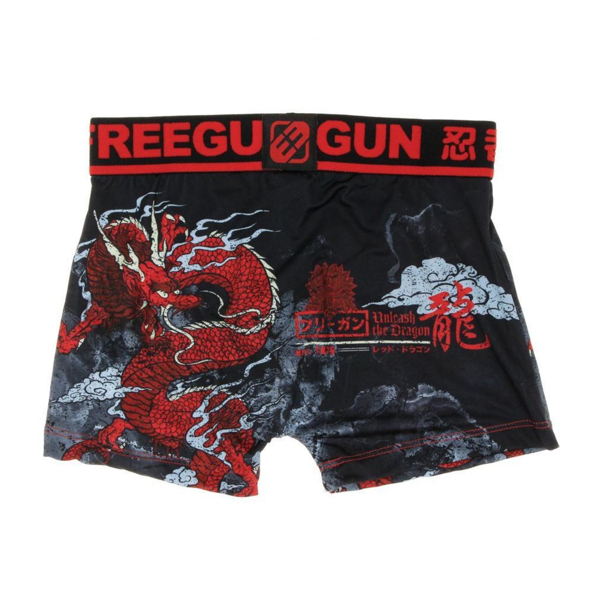 FREEGUN Boxer /Rouge Garçon Freegun Dragon