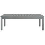 Voir la diapositive 2 : VIDAXL Table basse 100x50x33 cm Gris Bois d'acacia solide