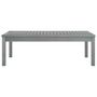 Voir la diapositive 2 : VIDAXL Table basse 100x50x33 cm Gris Bois d'acacia solide