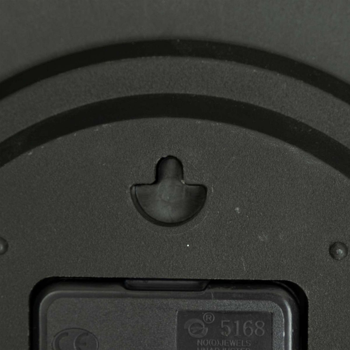 ATMOSPHERA Horloge chiffres 3D - Diam 30 cm - Noir