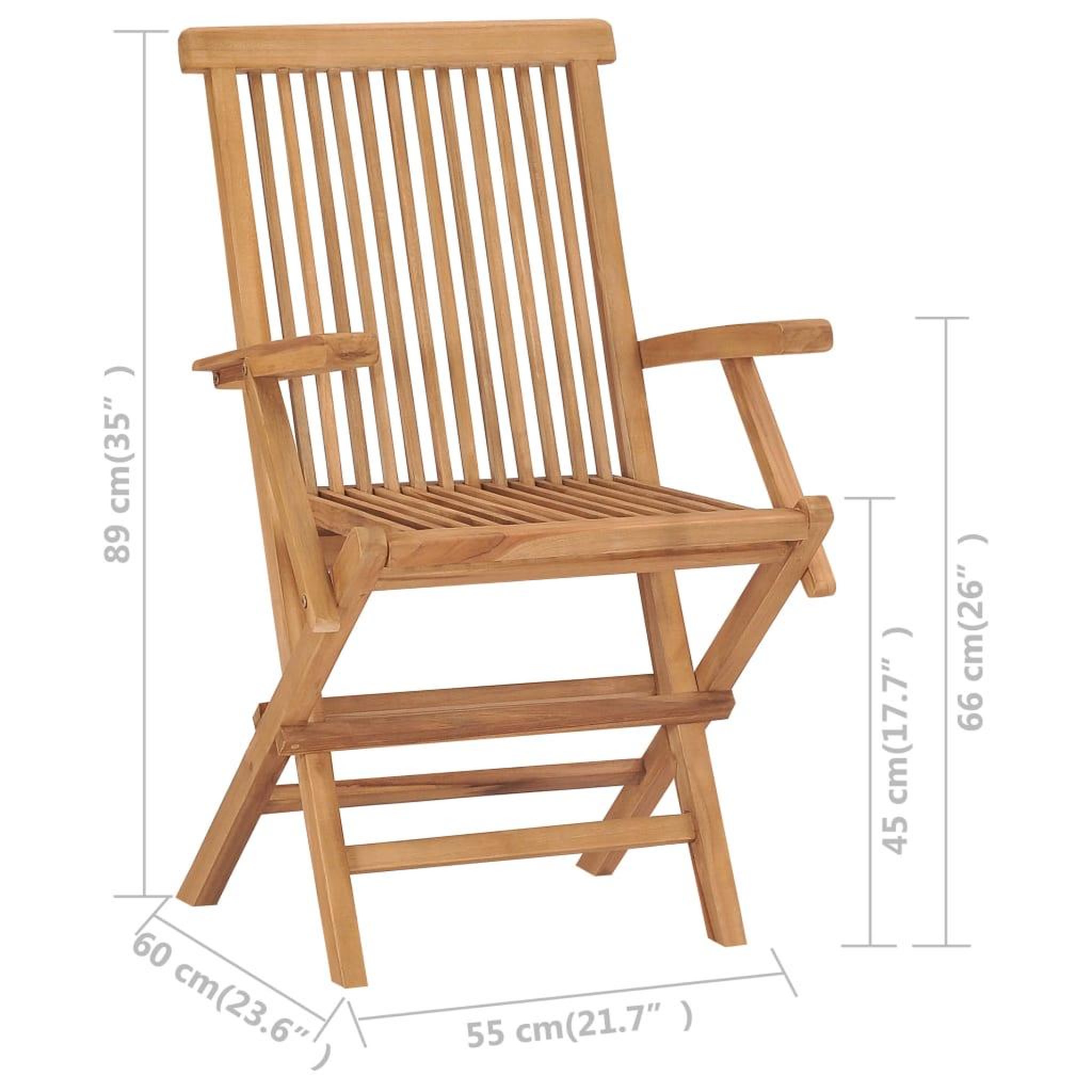 Voir la diapositive 6 : VIDAXL Chaises de jardin et coussins noir lot de 4 Bois de teck massif