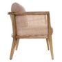 Voir la diapositive 3 : ATMOSPHERA Fauteuil Cannage Design  Koza  78cm Taupe