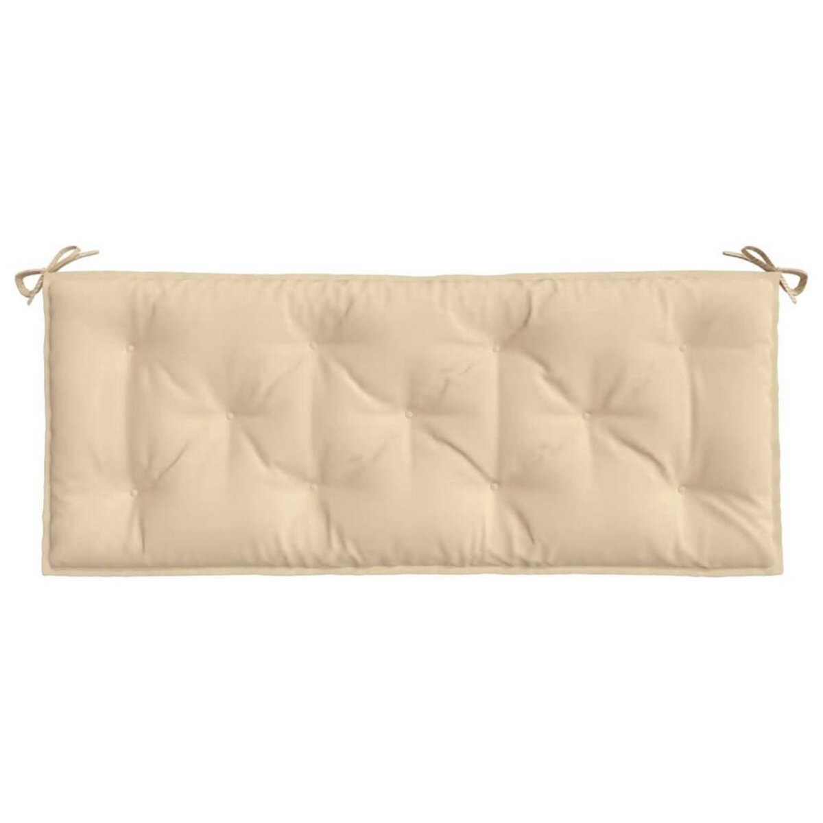 VIDAXL Coussin de banc de jardin beige 120x50x7 cm tissu oxford