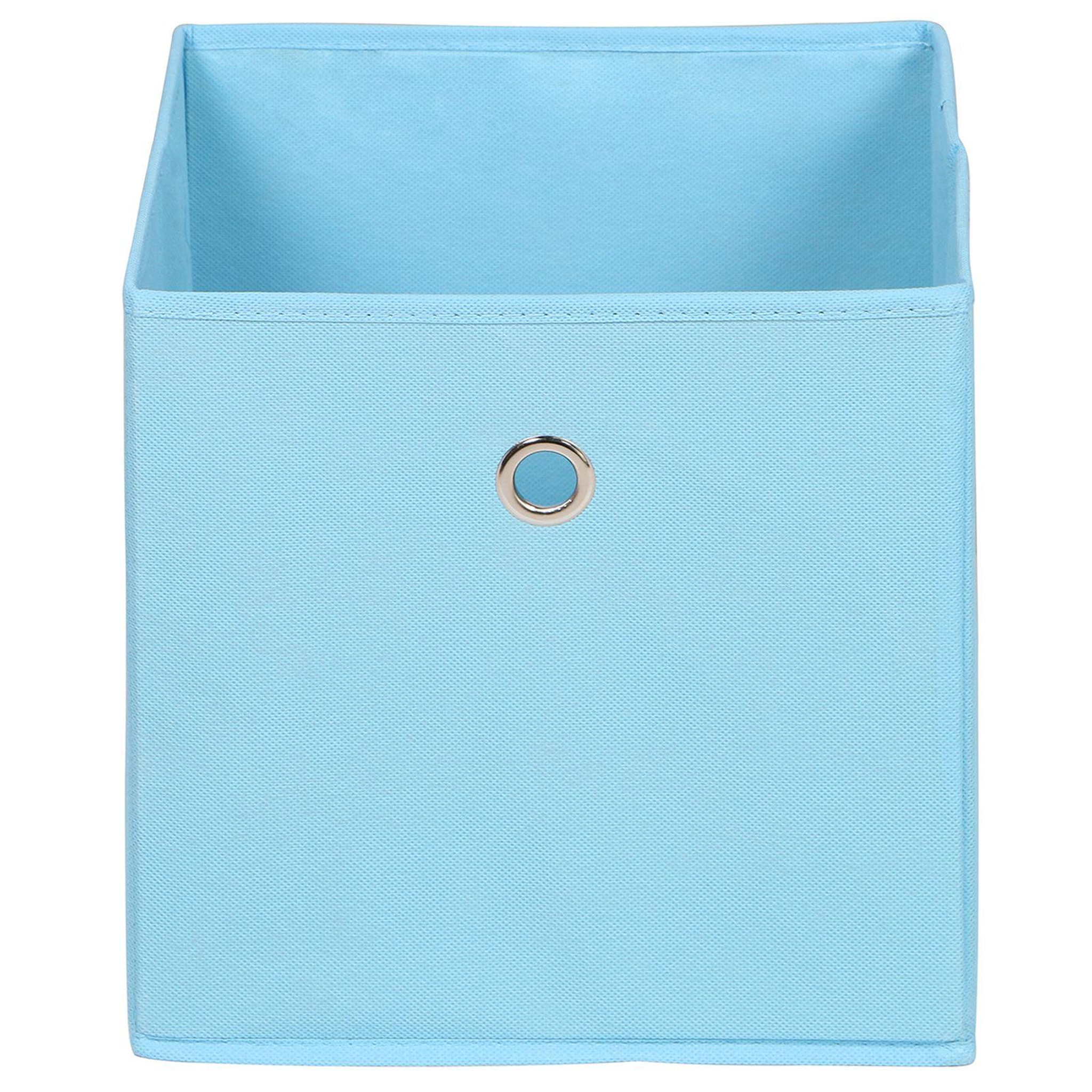 Voir la diapositive 3 : IDIMEX Lot de 2 boîtes de rangement ELA, en tissu