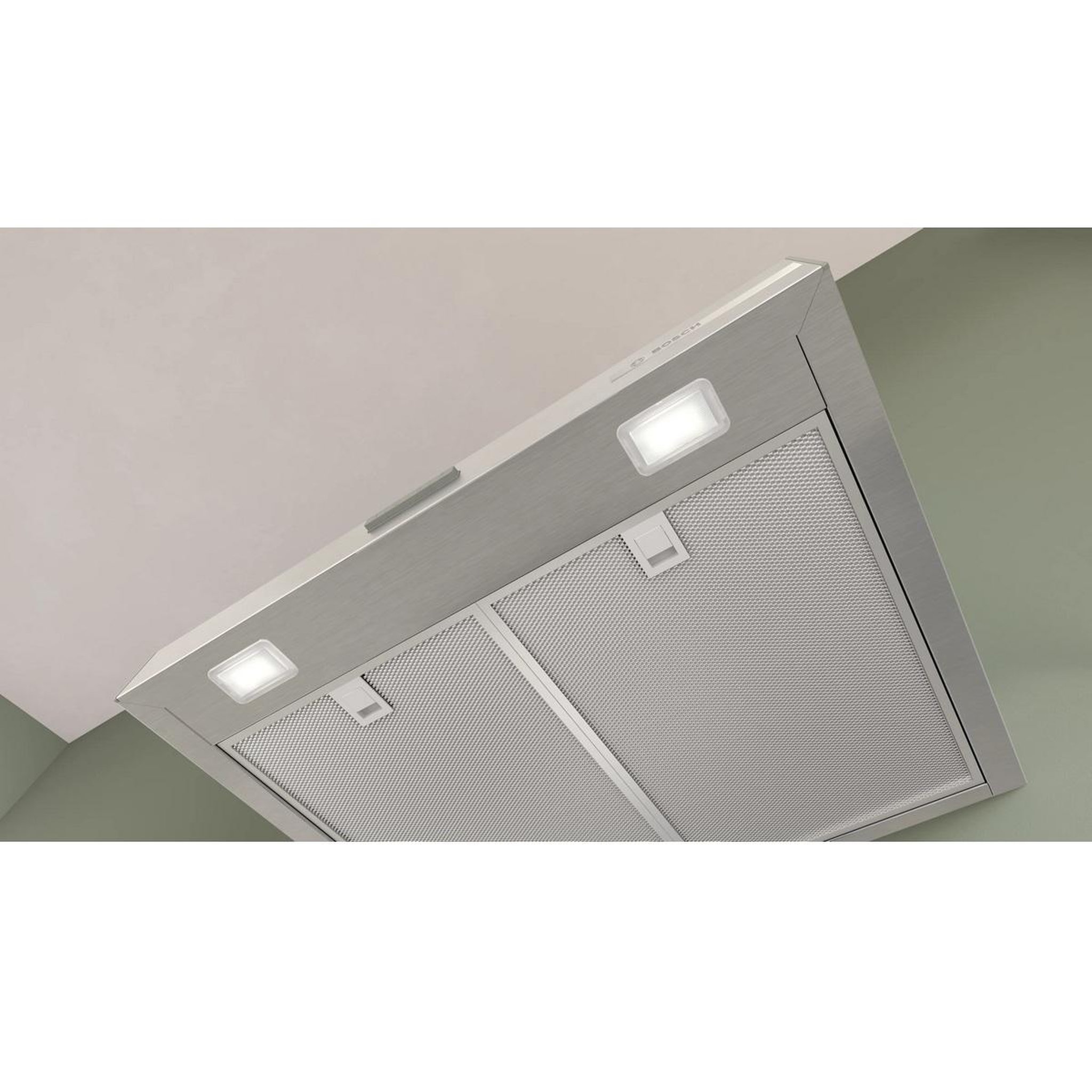 Voir la diapositive 5 : BOSCH Hotte décorative murale 60cm 400m3/h inox - dwb63bc30