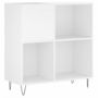 Voir la diapositive 2 : VIDAXL Armoire a disques blanc 84,5x38x89 cm bois d'ingenierie