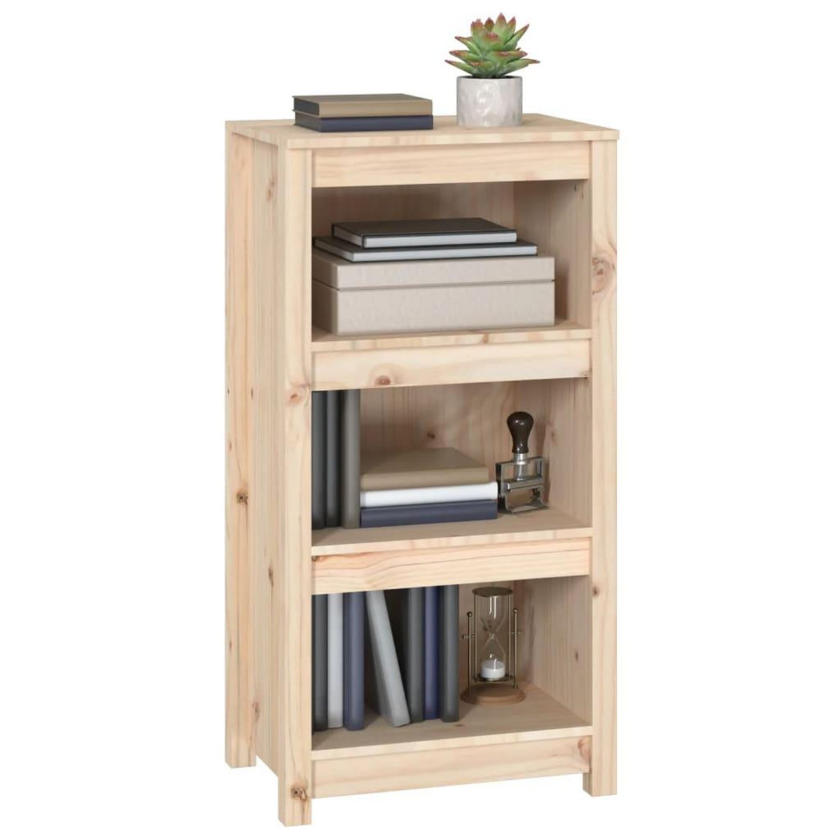 VIDAXL Bibliotheque 50x35x97 cm Bois de pin massif