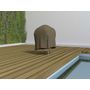 Voir la diapositive 2 : Nortene Housse de protection pour barbecue COVERTOP - Taupe - 70 x 70 x 60 cm