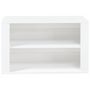 Voir la diapositive 5 : VIDAXL Etagere a chaussures Blanc brillant 75x35x45 cm Bois ingenierie
