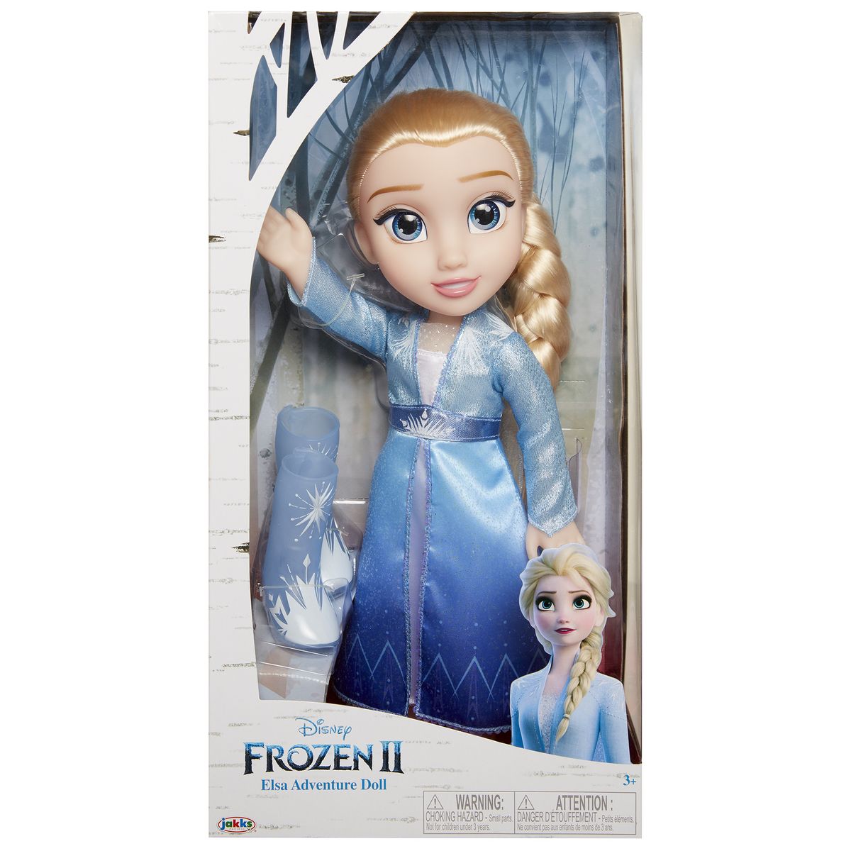 JAKKS PACIFIC Poupée Elsa aventurière 38 cm - La reine des neiges 2