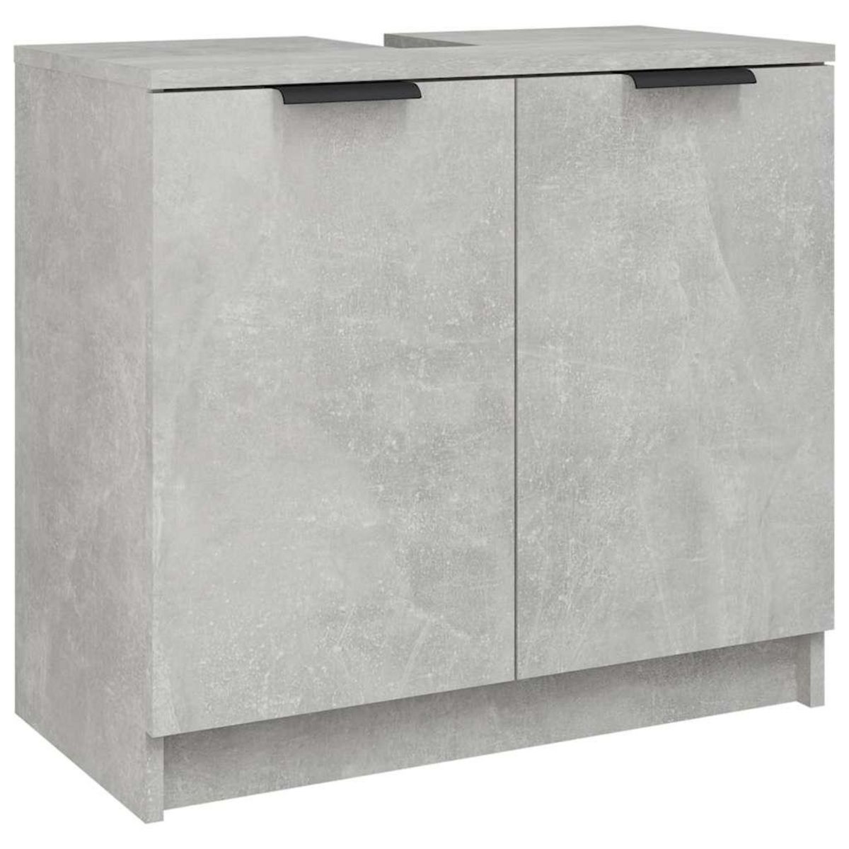 VIDAXL Armoire de bain Gris beton 64,5x33,5x59 cm Bois d'ingenierie
