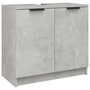 Voir la diapositive 2 : VIDAXL Armoire de bain Gris beton 64,5x33,5x59 cm Bois d'ingenierie