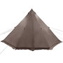Voir la diapositive 5 : VIDAXL Tente familiale tipi 6 personnes marron impermeable