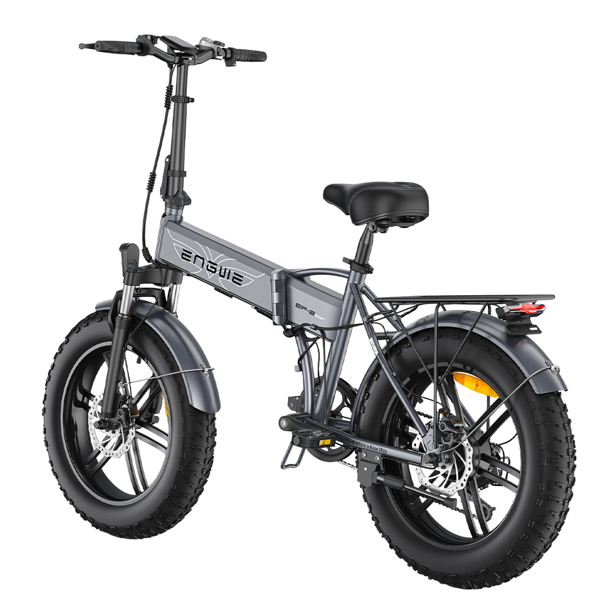 Voir la diapositive 3 : ENGWE Vélo électrique pliable ENGWE EP-2 BOOST 250W avec pneus larges 20*4.0 et autonomie de 120 km