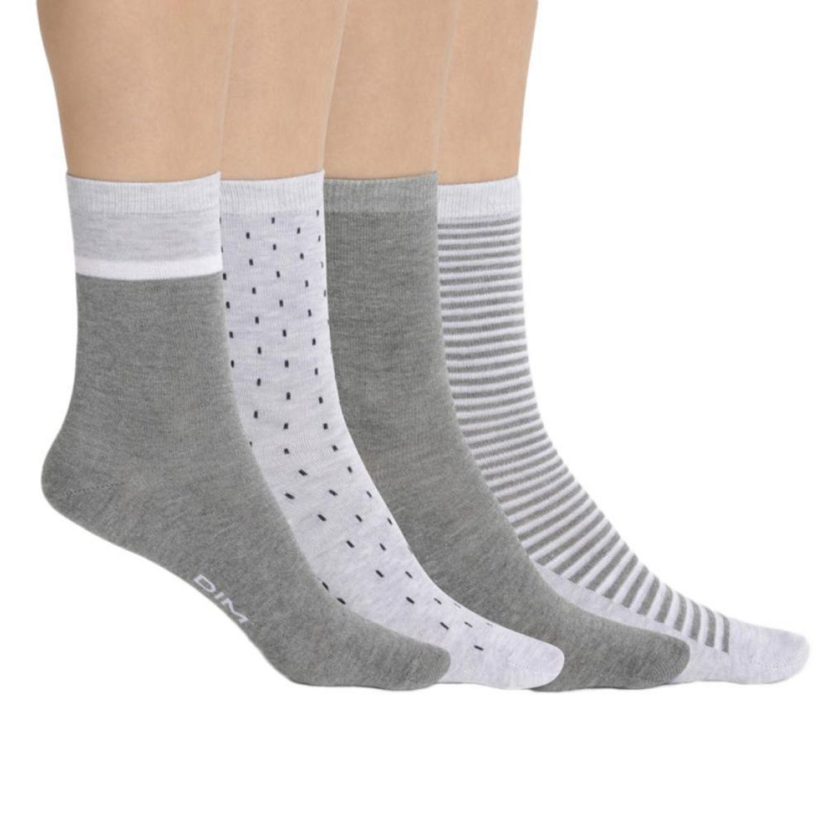 DIM X4 Paires de Chaussettes  Femme Dim D08LO