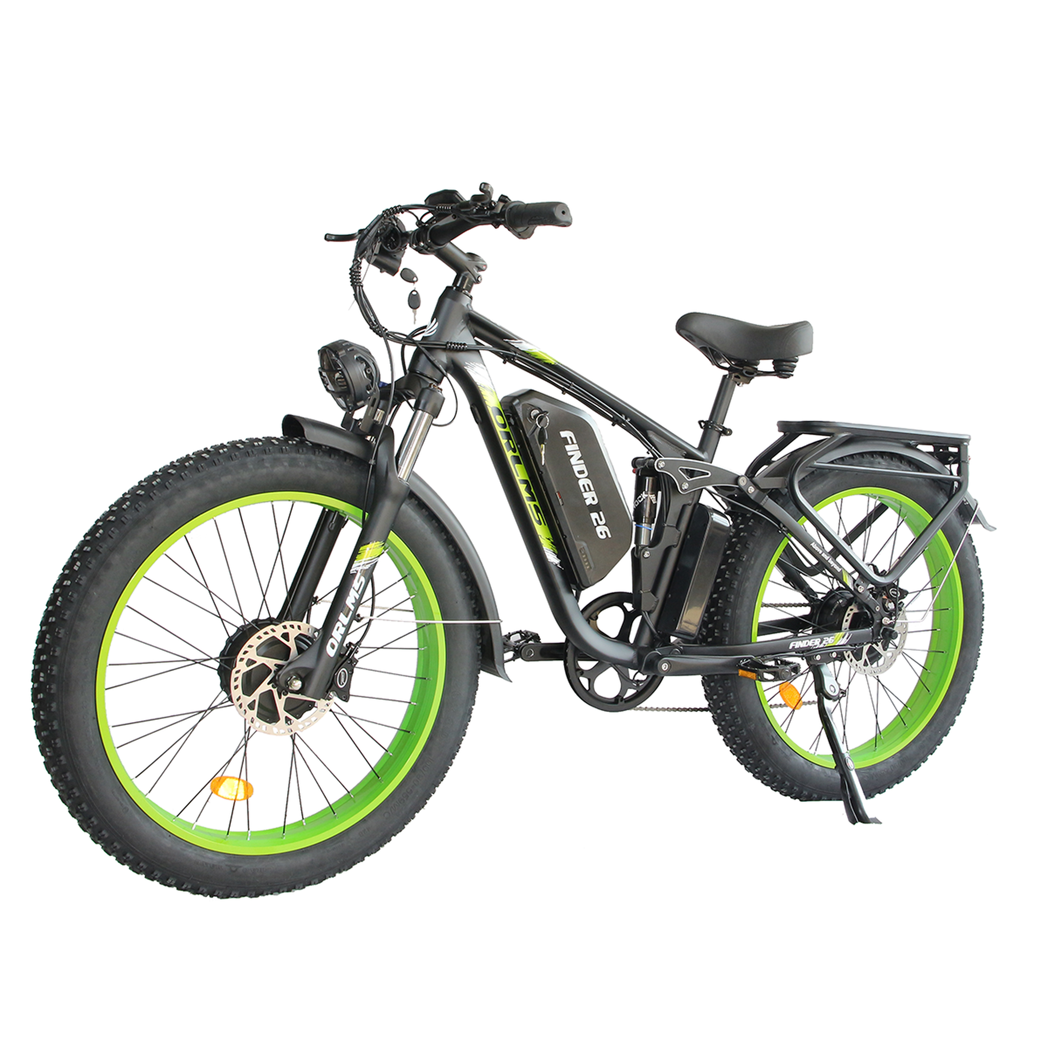 Voir la diapositive 2 : ORLMS Vélo électrique ORLMS V3, double moteur, batterie 60 V 25 Ah