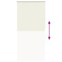 Voir la diapositive 5 : VIDAXL Store enrouleur occultant blanc casse 95x230cm largeur du tissu