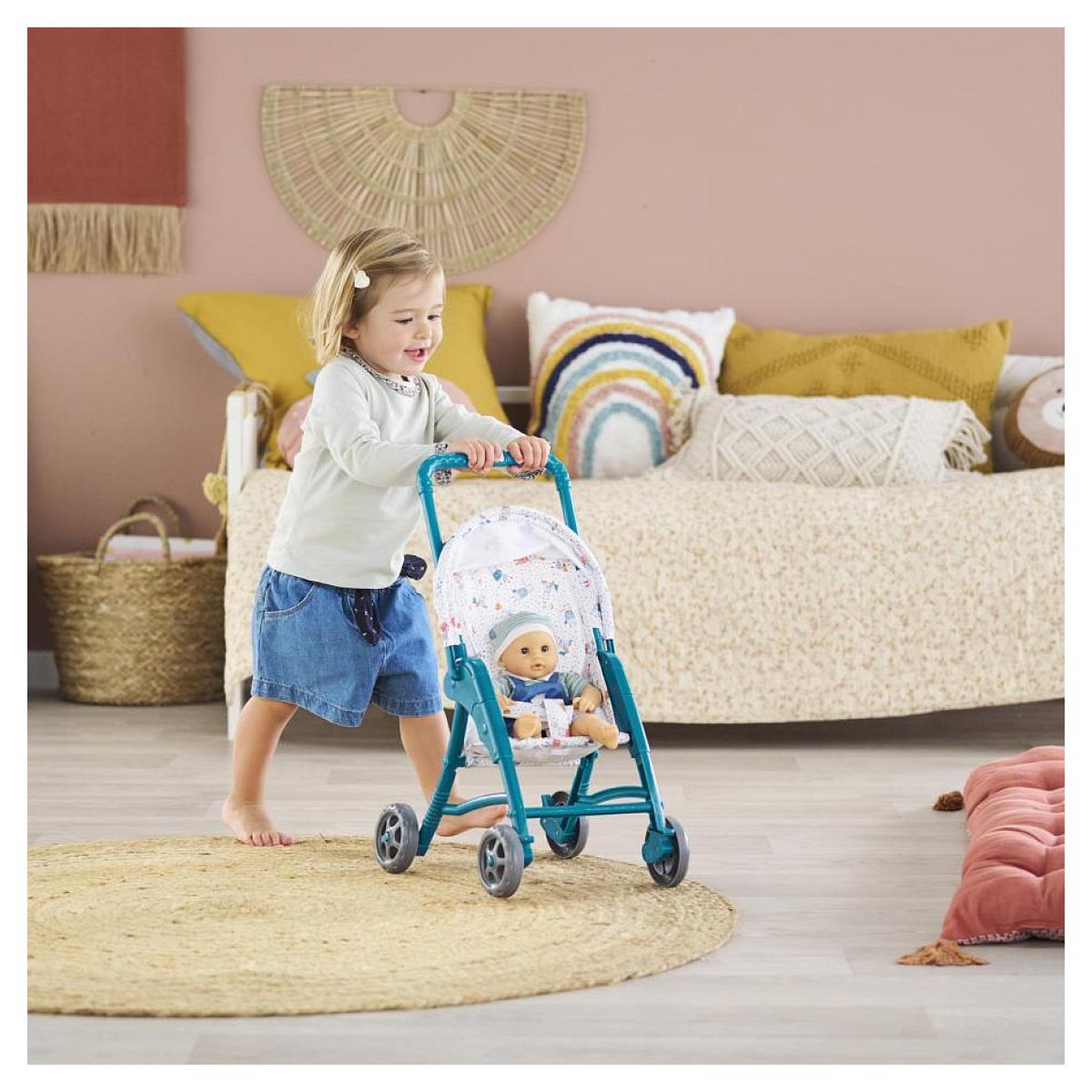 Voir la diapositive 5 : COROLLE Poussette Oursons pour poupon 30 cm
