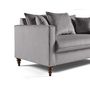Voir la diapositive 5 : BEST MOBILIER Flamingo - canapé droit 2 places en velours