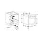Voir la diapositive 3 : Rosieres Four intégrable multifonction 70l 60cm a pyrolyse noir - RFC3O5871PN