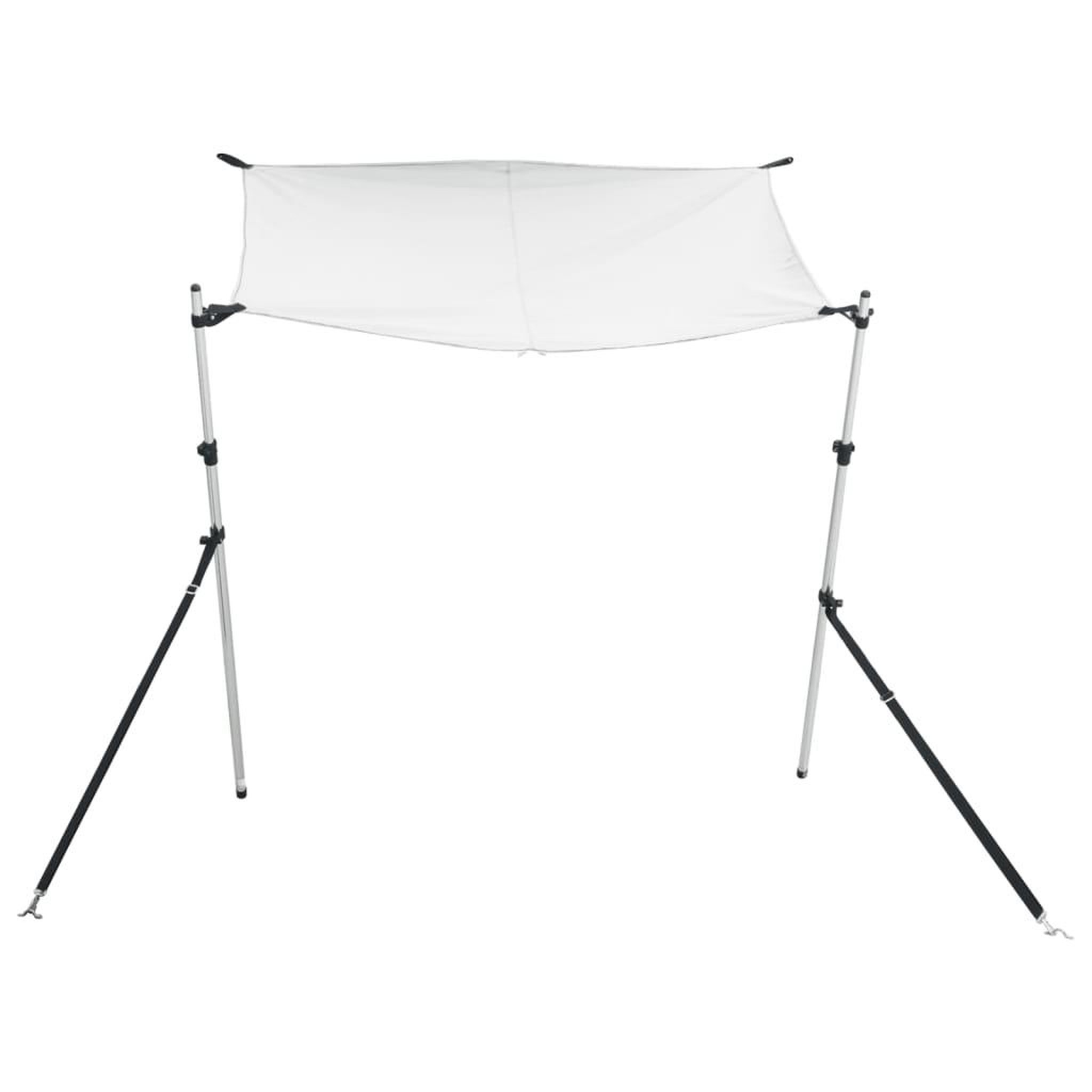 Voir la diapositive 3 : VIDAXL Extension d'ombrage T-Top blanc 170x170x(115-183) cm