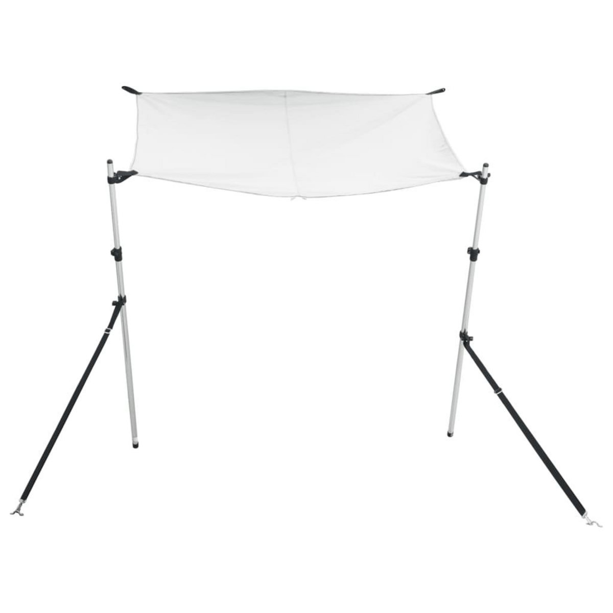 VIDAXL Extension d'ombrage T-Top blanc 170x170x(115-183) cm