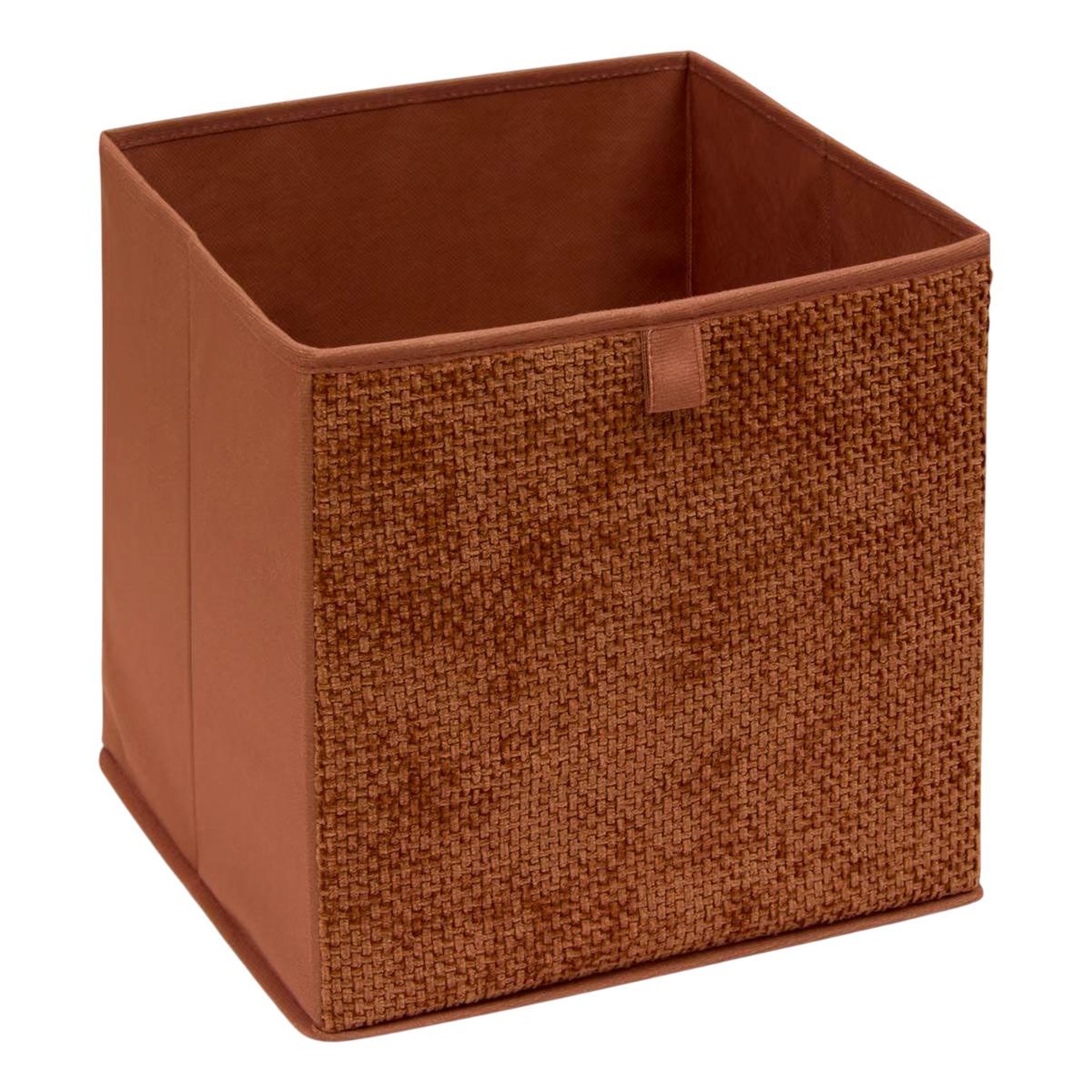 FIVE Boîte de rangement pliable  velvy  31x31cm moka