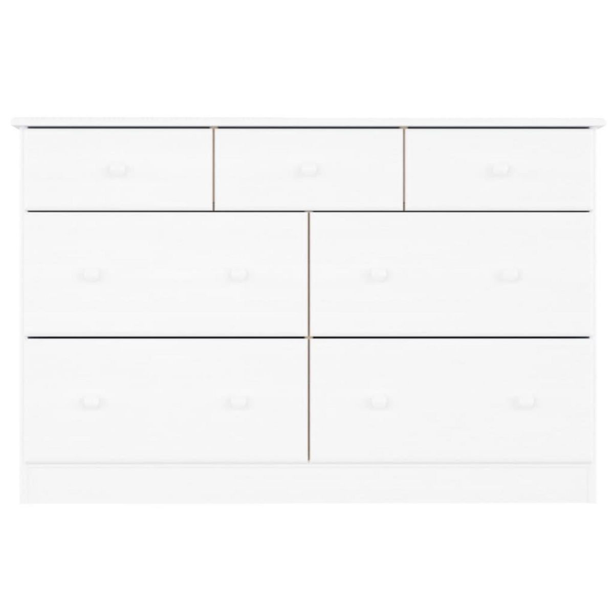 VIDAXL Commode ALTA blanc 112x35x73 cm bois massif de pin