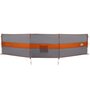 Voir la diapositive 2 : VIDAXL Brise vent de camping gris et orange 490x123 cm imperméable