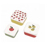 Petit Jour Lot de 3 lunch box Les pomme