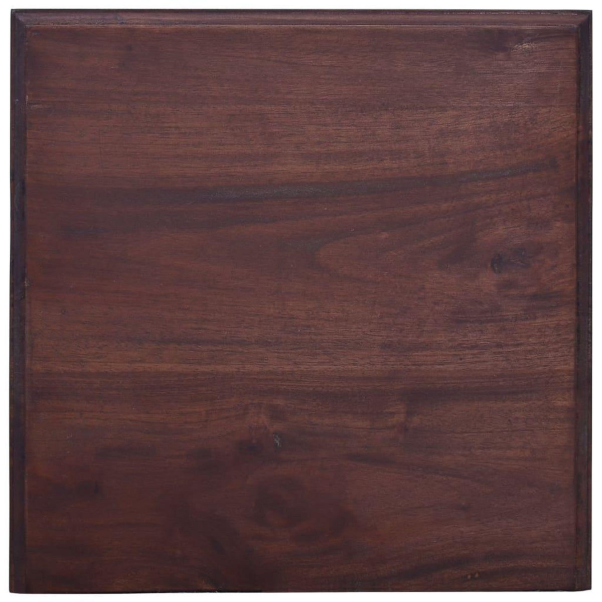 VIDAXL Table de chevet marron classique bois d'acajou massif
