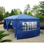 Voir la diapositive 6 : HOMCOM Tonnelle tente de reception pliante pavillon chapiteau barnum 5,91L x 2,97l x 2,55H cm bleu cote demontables