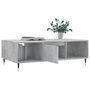 Voir la diapositive 4 : VIDAXL Table basse gris beton 104x60x35 cm bois d'ingenierie