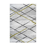 Paris Prix Tapis Rayures à Poils Courts  Vancouver I  Vert. Coloris disponibles : Vert