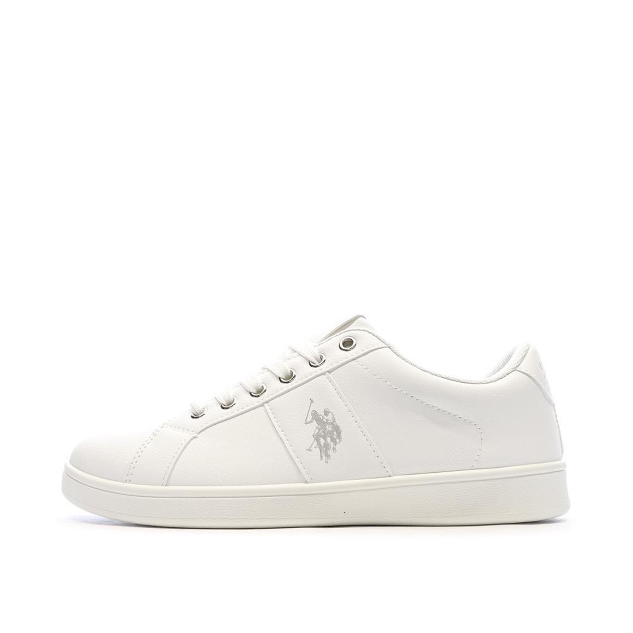 U.S. Polo Assn. Baskets blanches femme us polo assn for everyday. Coloris disponibles : Blanc