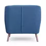 Paris Prix Fauteuil Design Tissu  Salomon  88cm Bleu