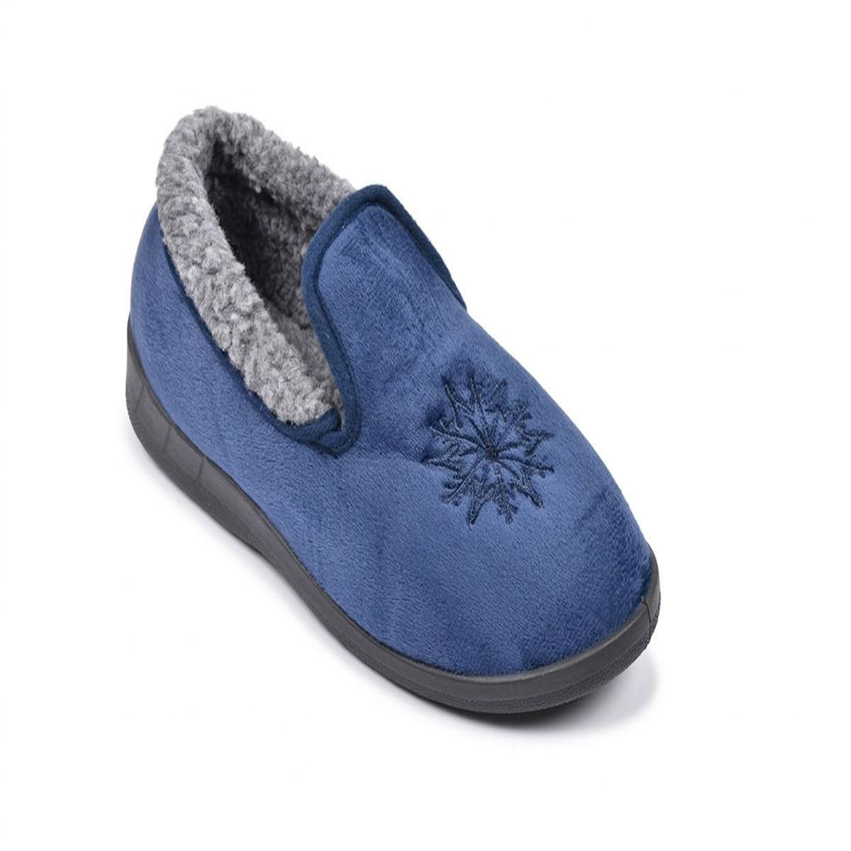 OZABI OZABI Pantoufles Femme Velours Charentaises Chaudes Antidérapantes