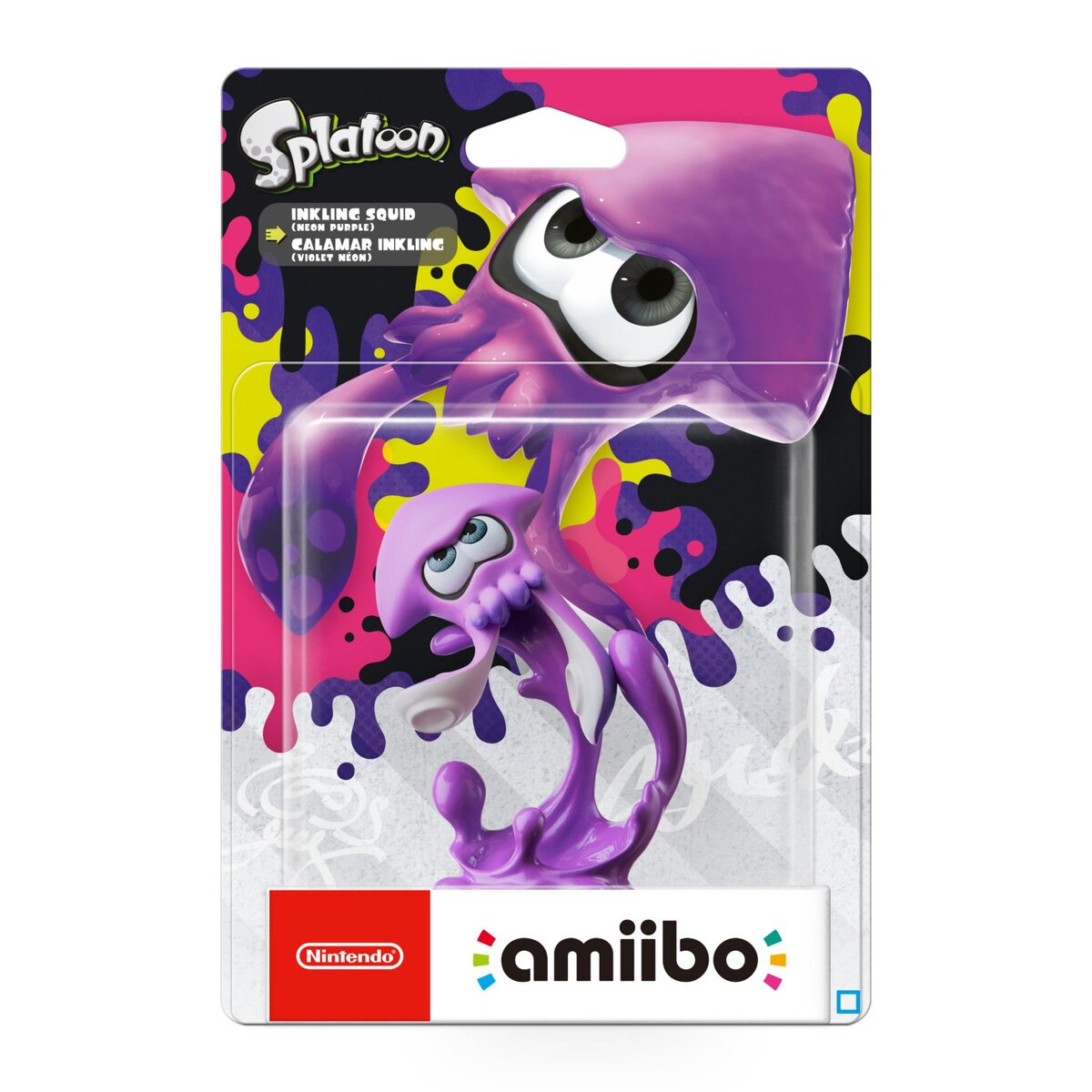 Amiibo - Inkling Squid Neon Purple Collection Splatoon