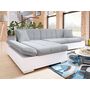 Voir la diapositive 1 : BEST MOBILIER Livio - canapé d'angle - convertible avec coffre - 4 places - style contemporain - gauche