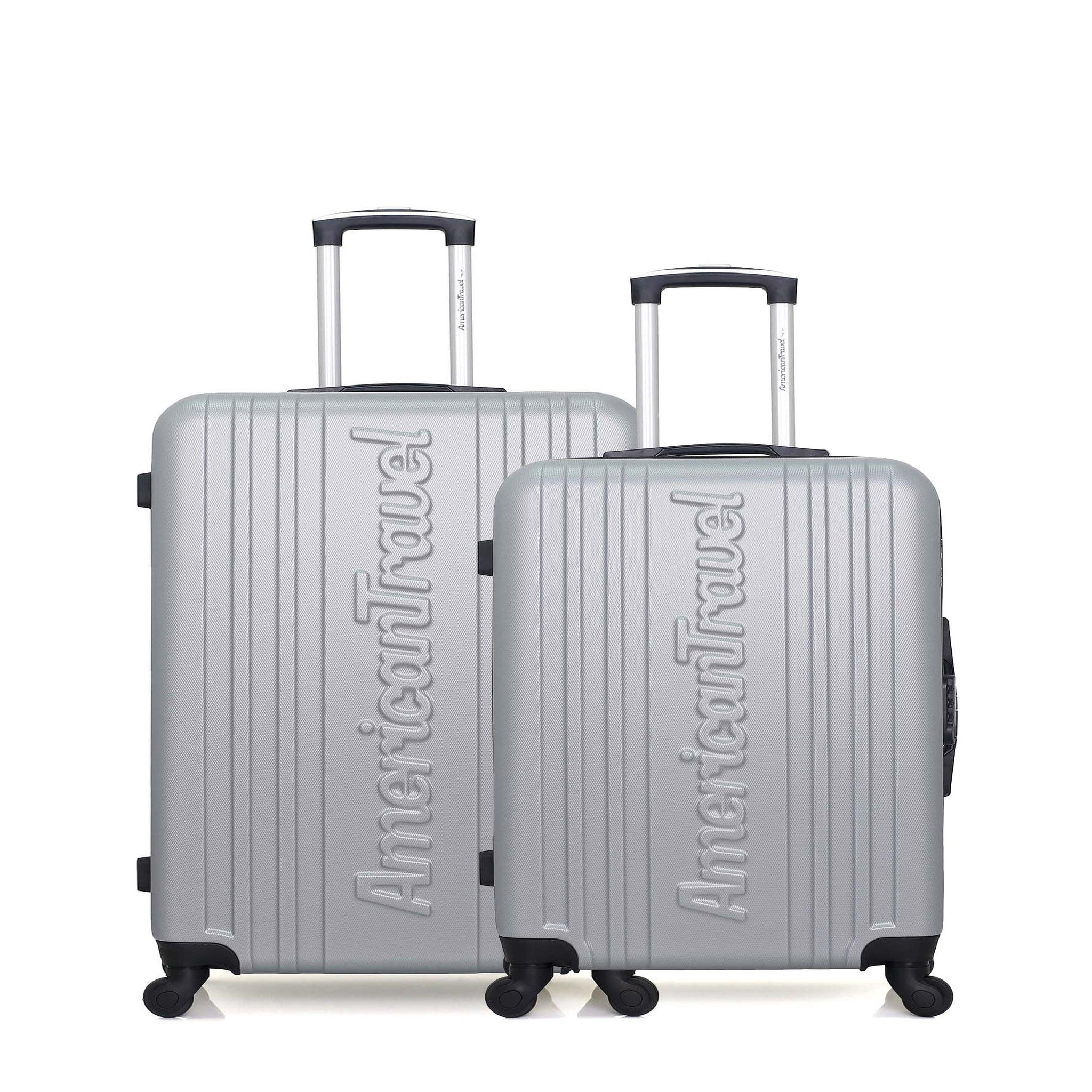 AMERICAN TRAVEL American travel - lot de 2 - valise grand format et valise weekend springfield