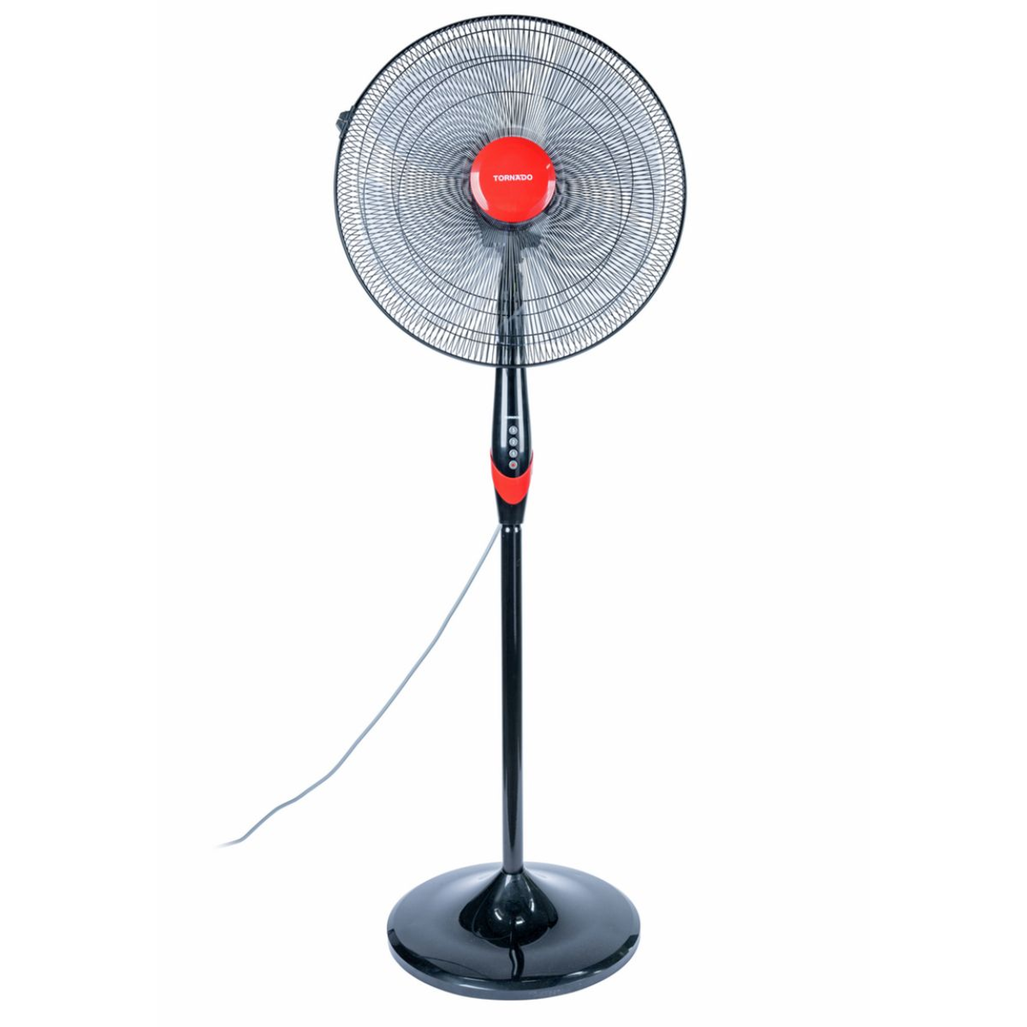 TORNADO Ventilateur sur pied rouge/noir – Tornado EFS‑111M