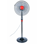 TORNADO Ventilateur sur pied rouge/noir – Tornado EFS‑111M