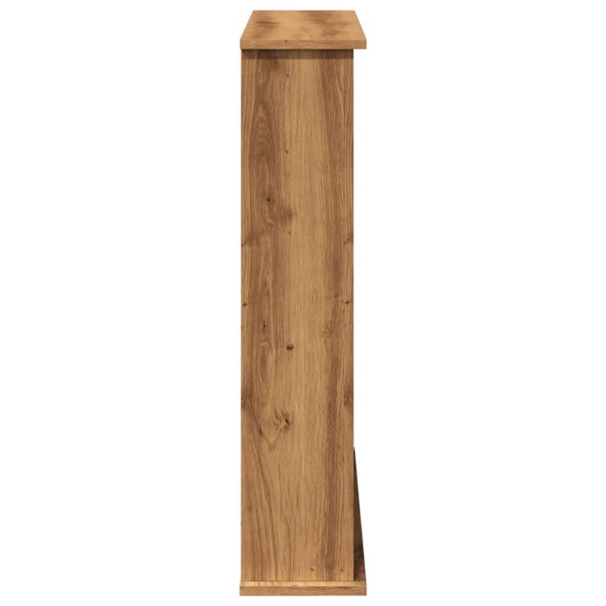 VIDAXL Cadre de cheminee chene artisanal 75x20x87,5 cm bois ingenierie