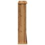 Voir la diapositive 5 : VIDAXL Cadre de cheminee chene artisanal 75x20x87,5 cm bois ingenierie