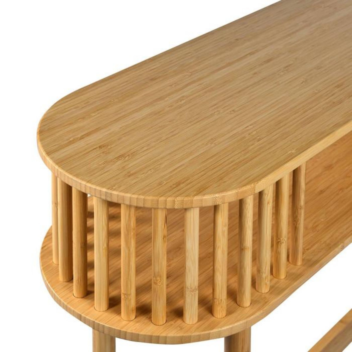Paris Prix Console Design en Bambou  Giovanni  100cm Naturel