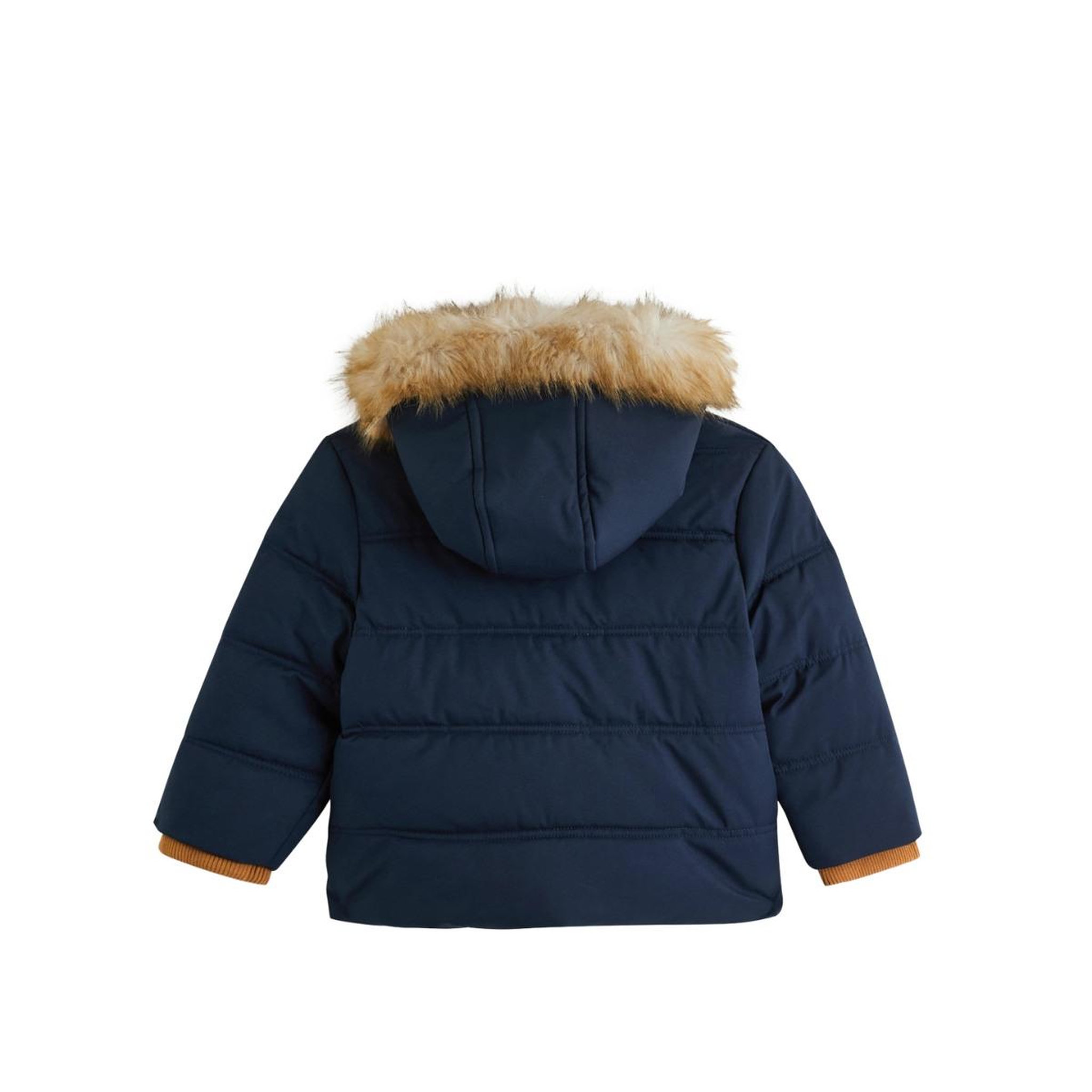 Voir la diapositive 2 : PETIT BEGUIN Doudoune enfant imperméable doublée sherpa avec capuche Louis
