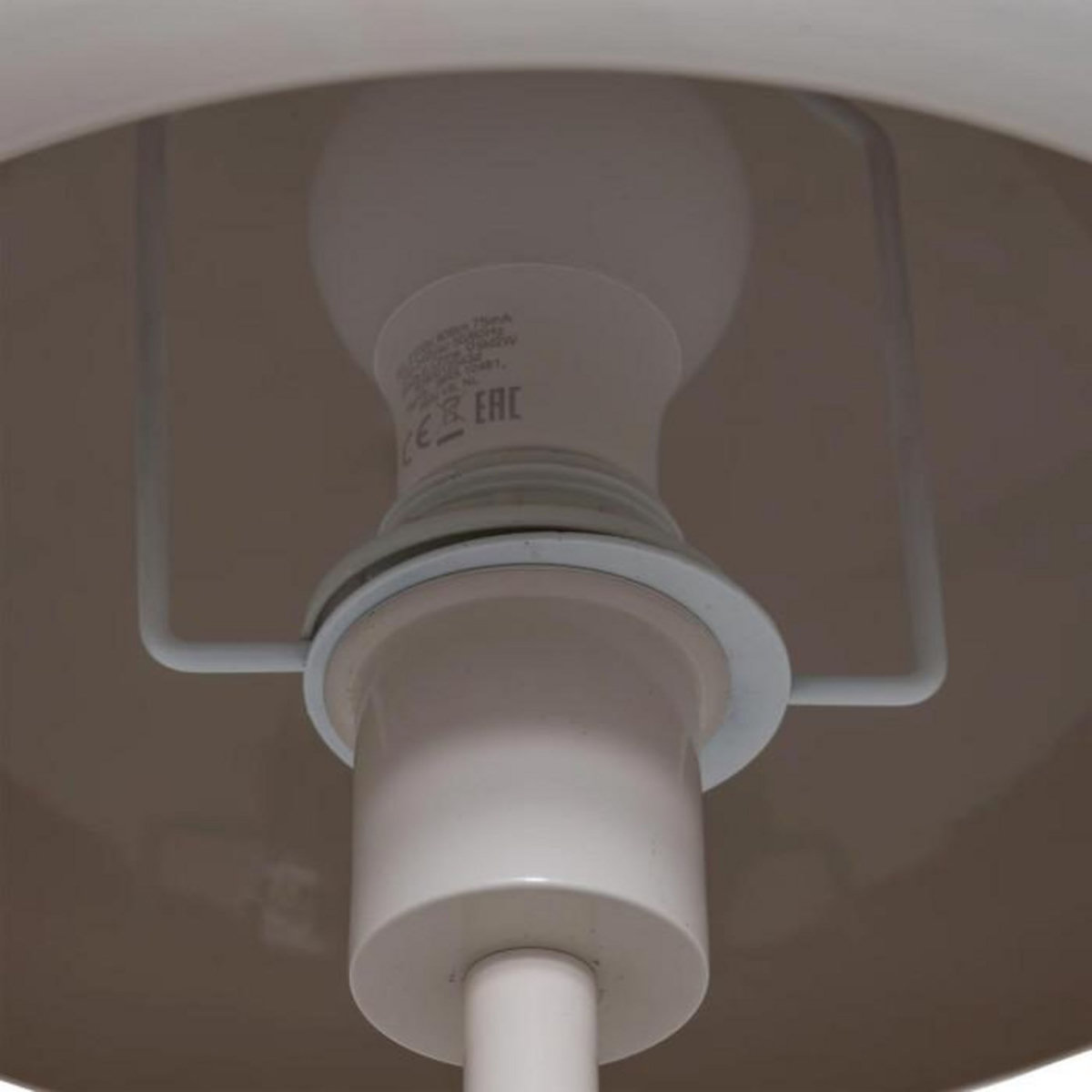 ATMOSPHERA Lampadaire Droit Champignon  Savio  140cm Beige